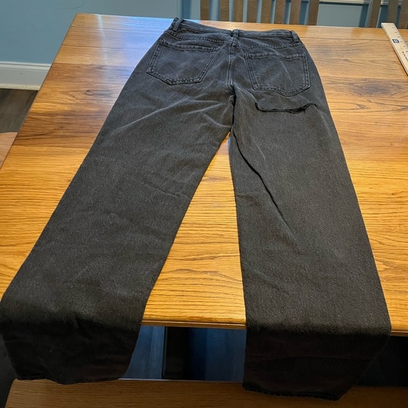 PacSun Black Straight Dad Jeans Timeless Style Size 25 - Picture 8 of 11